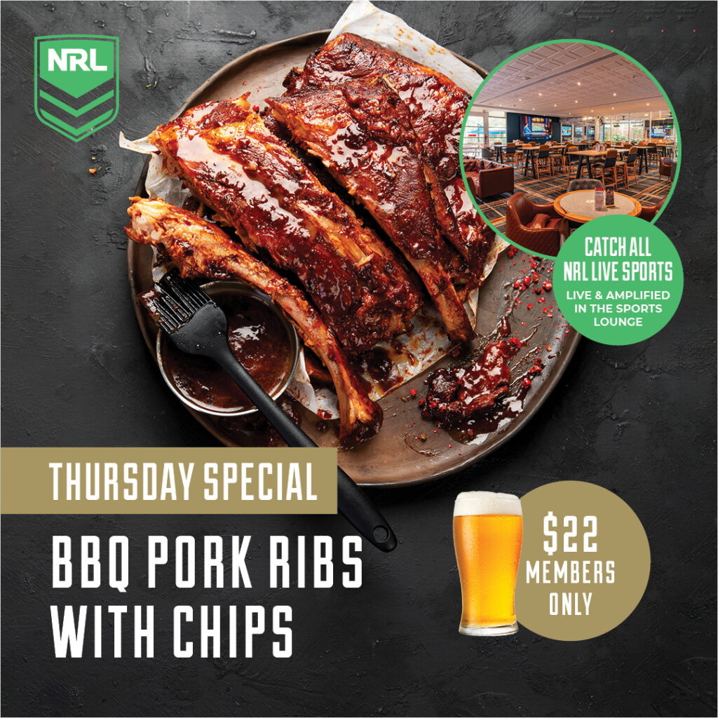 St-Marys-Diggers-Club-Hall-St-Brasserie-BBQ-Pork-Ribs-With-Chips-NRL-Special-Feature-Image